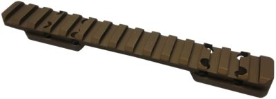 Talley X-Bolt Picatinny Rail Mount for Browning X-Bolt, Magnum Action, Smoked Bronze Cerakote, Aluminum