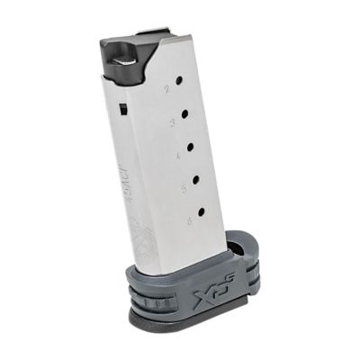 Springfield Armory 6 Round 45 ACP Magazine for Springfield XDS, SS/Gray, Steel
