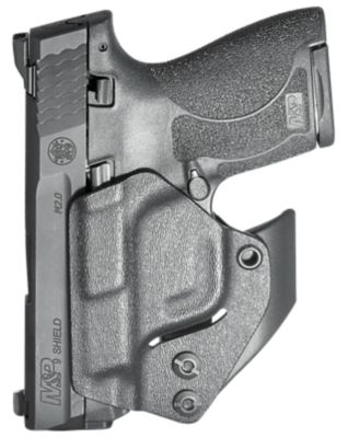 Mission First Tactical Minimalist IWB Holster for S&W M&P Shield 2.0 9/40/Shield Plus/Shield 1.0 9/40, Ambidextrous, Black