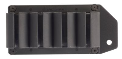 TacStar SideSaddle Shell Carrier for Mossberg 500, 4rd, 20 Gauge, Black, Polymer w/Aluminum Mounting Plate