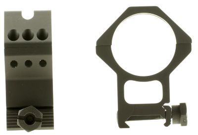 Weaver Mounts Six-Hole Skeleton Rings, 34mm Tube, Extra Extra High, Picatinny, Matte Black, Aluminum
