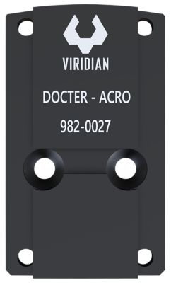 Viridian RFX45 Docter Mounting Adapter, Black Anodized