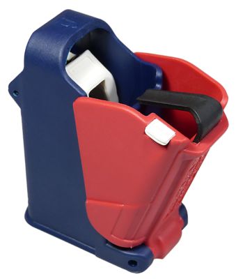 maglula LULA Loader and Unloader, 9mm Luger/45 ACP, Double Stack/Single Stack, Red/White/Blue, Polymer