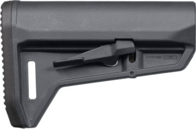 Magpul MOE SL-K Carbine Stock for AR-15/M16/M4 with Mil-Spec Tube (Tube Not Included), Stealth Gray, Synthetic