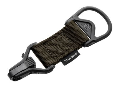 Magpul MS1/MS3 Sling Adapter for AR-15/M4/M16, Steel, Ranger Green Melonite Finish, Polymer Hardware, Nylon 1.25 in. Webbing