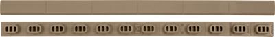 Magpul Type 1 M-LOK Rail Covers, Flat Dark Earth, Rubber