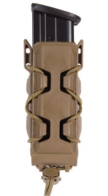 High Speed Gear Taco V2 Pistol Mag Pouch, Belt Clip/MOLLE U-Mount, Coyote Brown, Polymer
