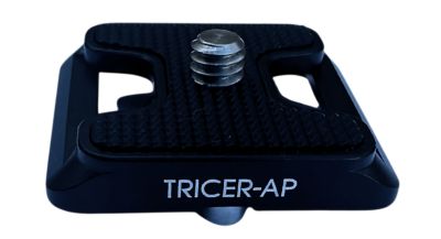 Tricer AP ARCA Plate, Black, Aluminum