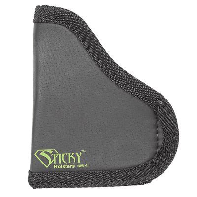 Sticky Holsters SM-4 IWB Holster for Taurus Curve, Ambidextrous, Black/Green, Latex Free Rubber, Size 4