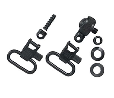 Uncle Mike's Magnum Swivel Set for Most Pump & Auto Shotguns, Quick Detach, 115 MC, Blued, 1 in.