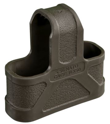 Magpul Original Magpul for 5.56x45mm NATO Magazines, Rubber, OD Green, 3-Pack
