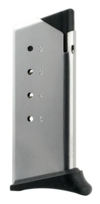 Springfield Armory 5 Round 45 ACP Magazine for Springfield XDS, Hook Floor Plate, Stainless Steel