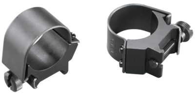 Weaver Mounts Detachable Top Mount Rings, 30mm Tube, Low, Weaver, Quick Detach, Matte Black, Aluminum