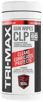 Real Avid/Revo Tri-Max Clean Lube Preserve Gun Wipes