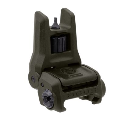Magpul MBUS 3 Front Sight for AR-10/AR-15/M4/M16/M110/SR-25, Olive Drab Green, Flip Up