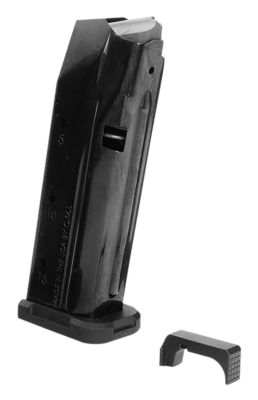 Shield Arms S15 Gen 3 15 Round 9mm Luger Magazine for Glock 43/48, Black, Steel