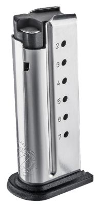 Springfield Armory 7 Round 9mm Luger Magazine for Springfield XDS, Stainless Steel