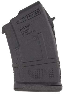 Magpul PMAG MOE 10 Round 7.62x39mm Magazine for AK-Platform/AKM, Black, Polymer