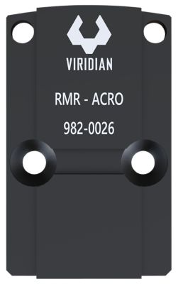 Viridian RFX45 RMR Mounting Adapter, Black Anodized