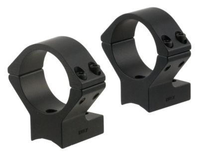 Talley Scope Mount/Ring Combo for Savage Round Receiver with AccuTrigger (110 Series/A17/A22), 30mm Tube, Medium, Black