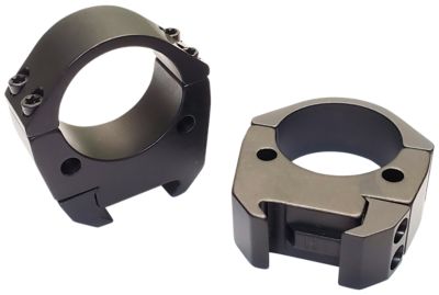 Talley Modern Sporting Rings, 35mm Tube, Low, 0 MOA, Picatinny Rail, Black Anodized, Aluminum