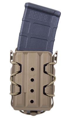 High Speed Gear Taco V2 Rifle Mag Pouch, 2 in. Belt Clip/MOLLE U-Mount, Coyote Brown, Polymer