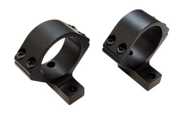 Talley Scope Mount/Ring Combo for Browning A-Bolt 3, 1 in. Tube, High, 0 MOA, Short/Long Action, Black, Aluminum