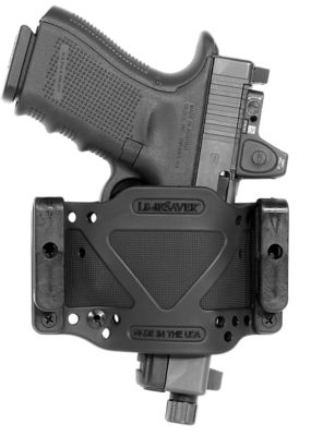 Limbsaver CrossTech Compact IWB/OWB Holster, Ambidextrous, Black, Leather