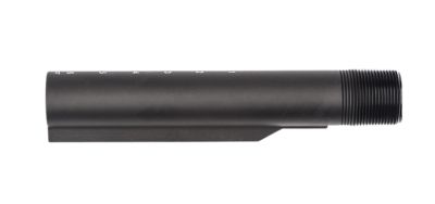 Spikes Buffer Tube, Mil-Spec, 6 Position, Black Hardcoat Anodized, Aluminum