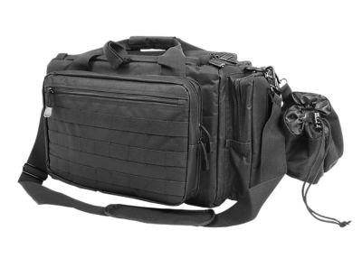NCStar VISM Competition Range Bag with Padded Side Pockets, Black