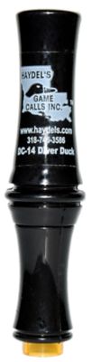 Haydels Diver Duck Acrylic Open Duck Call, Black