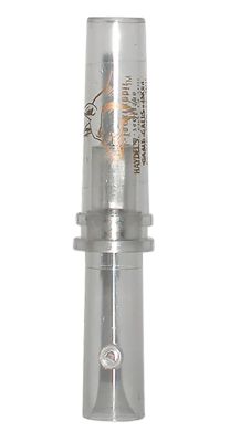 Haydels Government Hunter Acrylic Double Reed Baby Cottontail/Jackrabbit Sounds Open Predator Call, Clear
