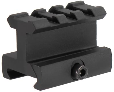 Aim Sports Riser Mount, 1 in. High, 1.6 in., Black Anodized
