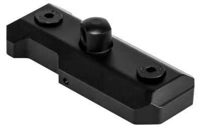 NCStar KeyMod Swivel Stud/Bipod Adapter, Black Hardcoat Anodized, Aluminum