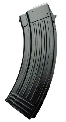 Global Ordnance 30 Round 5.56 NATO Magazine for AK-47, Black, Steel