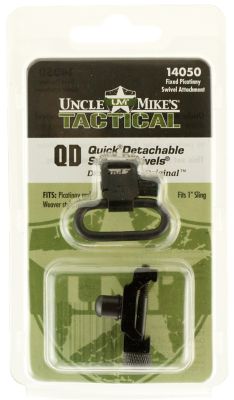 Uncle Mike's Super Swivel with Fixed Picatinny Swivel Attachment, Quick Detach, Blued, 1 in. Loop