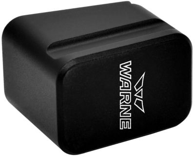 Warne Magazine Extension for Glock 19/23 Magazines, 5 Rounds (9mm Luger), 4 Rounds (40 S&W), 6061-T6 Aluminum, Anodized Black