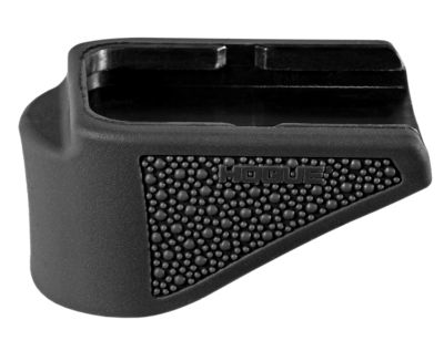 Hogue Extension Base Pad for Glock 26 10 Round Magazines, Black, Overmolded Rubber