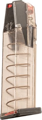 ETS Group Omega 17 Round 9mm Luger Magazine for S&W M&P, Flush, Clear, Polymer