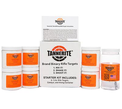 Tannerite Binary Centerfire Rifle Exploding Target Starter Kit, 0.5 lb., White Vapor, 24 Targets
