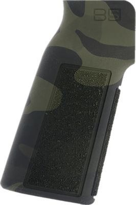 B5 Systems Type 22 P-Grip for AR-Platform, Black Multi-Cam, Textured, Polymer, Increased Vertical Grip Angle with No Backstrap