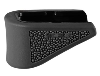 Hogue Extension Base Pad for Glock 42 6 Round Magazines, Black, Overmolded Rubber