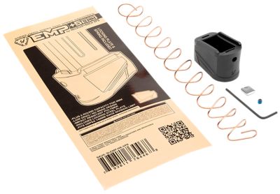 Strike Industries Enhanced Magazine Plate for H&K VP9, 9mm Luger, Extended, 5 Round Capacity, Black, Polymer