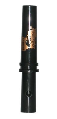 Haydels Acrylic Double Reed Open Duck Call with Variable Tone, Black