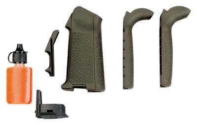 Magpul MIAD Type 1 Gen 1.1 Grip Kit for AR-Platform, Polymer, Aggressive Textured, OD Green
