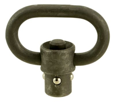Blue Force Gear Quick Detach Swivel, 1 in., Black, Push Button, Steel
