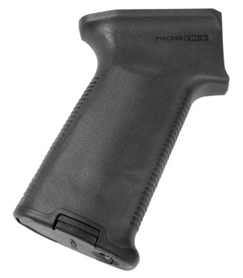 Magpul MOE+ Grip for AK-47, AK-74, Black, Polymer with Overmolded Rubber