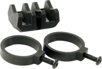 Magpul Light Mount V-Block and Rings, Black Anodized, Aluminum/Polymer