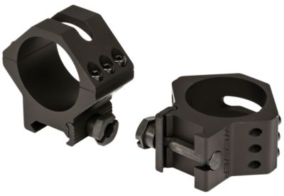 Weaver Mounts Six-Hole Picatinny Rings, 34mm Tube, Low, Picatinny Rail, Matte Black, Aluminum