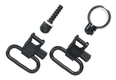 Uncle Mike's Full Band Swivel Set for Lever Action Winchester & Marlin, Quick Detach, 115 CF, Blued, 1.25 in. Loop